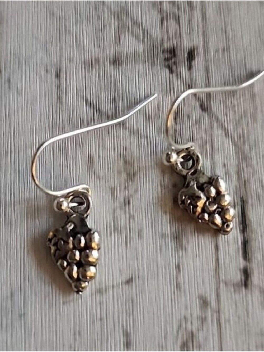 Grape earrings petite size Allergy Friendly